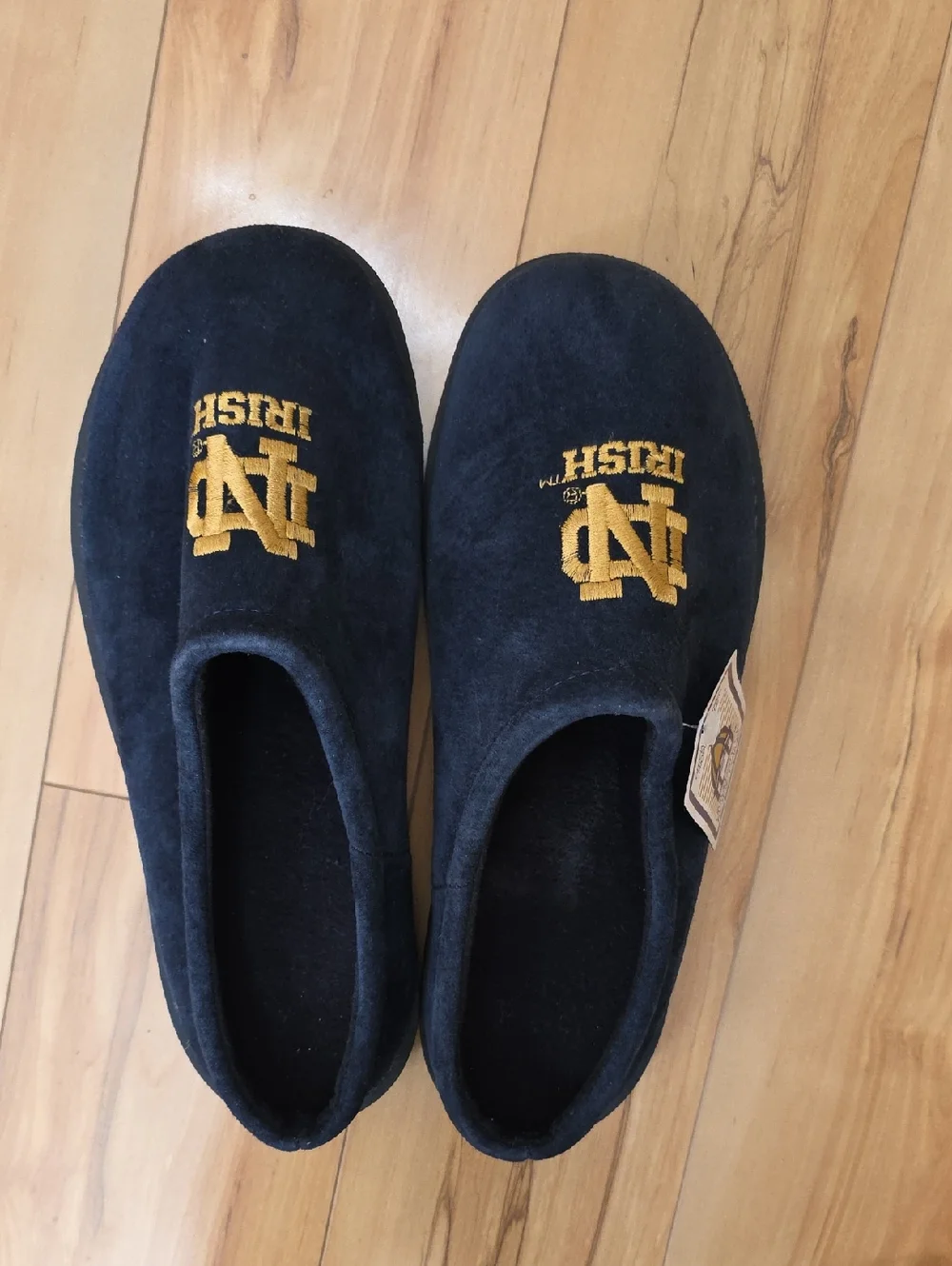 Hush Puppies Notre Dame Slippers Navy Suede Mens 9 NWT